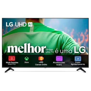 Imagem de Smart TV LG 43UA7500PSA 43 4K UHD LED Preto Processador A7 Gen8 Alexa Webos HDR10 Bivolt