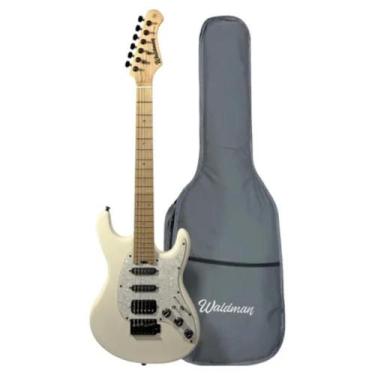 Imagem de Guitarra waldman eletrica 6 cordas c/ capa st-441x aws/b