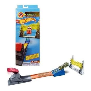 Imagem de Pista Hot Wheels Torre Elétrica Mattel, Azul, Único