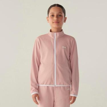 Imagem de Jaqueta Infantil Fila Flow Menina, Rosa claro, 10A
