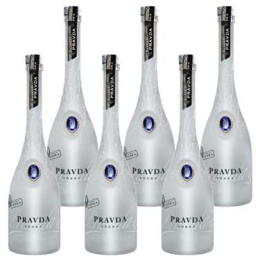 Imagem de Vodka Pravda 750ml Kit6