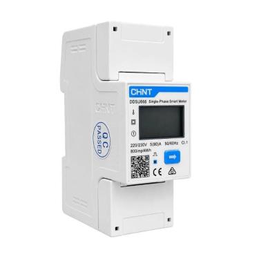Imagem de Medidor Inteligente Monofásico DDSU666 com Medição Bidirecional Tela LCD 220V 5(80)A Chint