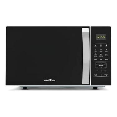 Imagem de Micro-ondas Limpa Fácil Espelhado 1100W BMO28 Britania Preto - Congrat