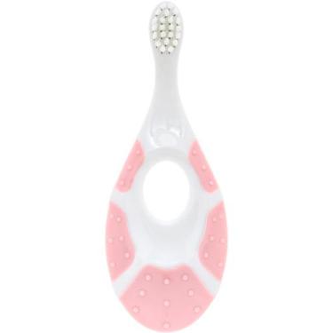 Imagem de Escova de dente primeiros dentinhos rosa - BUBA
