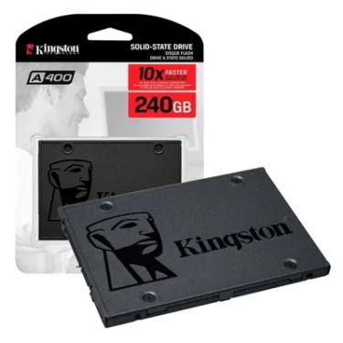 Imagem de SSD Kingston Orient A400 240GB, Sata Iii 6GB-s, Leitura 500MB/s e Gravação 350MB/s - Sa400s37/240g