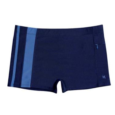 Imagem de Sunga Praia Piscina Boxer Box Mash Com Bolso Resistente, Marinho, GG