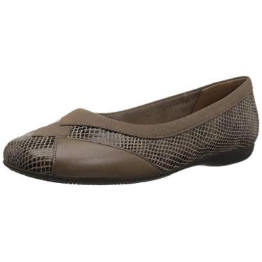 Imagem de Trotters Sapatilha feminina Sharp Ballet, Bege, 9.5 Wide
