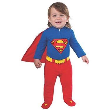Imagem de Rubie's Fantasia de Super-Homem para Bebês DC Comics Estilo Super-Herói, Multi, 0-6 Meses
