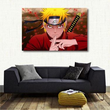 Imagem de Quadro decorativo Naruto Uzumaki - Tela em Tecido
