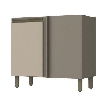 Imagem de Balcão Henn 1 Porta Connect C68 Duna cristal