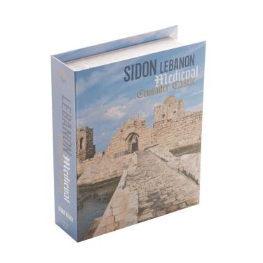 Imagem de Caixa Livro Papel Rígido Líbano 20X16X5Cm - Royal