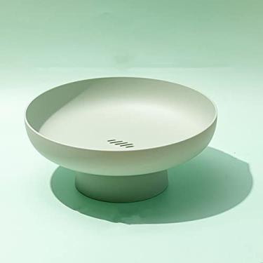 Imagem de Prateleira de armazenamento de frutas bandeja de doces de fundo removível organizador de casa utensílios de cozinha bandeja de legumes, verde