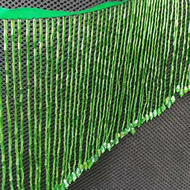 Imagem de 1 jarda 90 cm Cristal Borla Renda Aparas Fitas Tubo Frisado Tecido de Renda Cortina de Costura DIY Saia Vestido de Noiva Materiais Feitos à Mão, 03