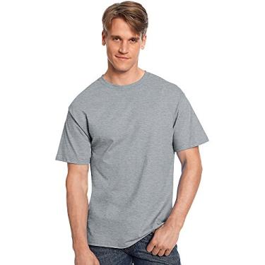Imagem de Camiseta masculina Hanes sem etiqueta 100% algodão