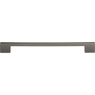 Imagem de Atlas Homewares A866-SL Successi Collection 288 Center Thin Square Long Rail Puxador de Porta, Puxador, Slate Finish