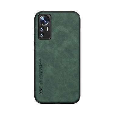 Imagem de Kepuch Silklike Capa para Xiaomi 12 Lite - Case Placa de Metal Embutida para Xiaomi 12 Lite - Verde