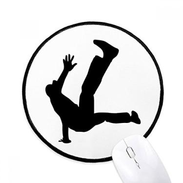 Imagem de DIYthinker Jumping Dancer Sports Hip Hop Mouse Pad Desktop Office Tapete Redondo para Computador