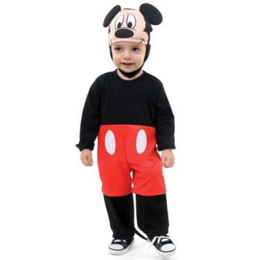 Imagem de Fantasia Mickey Mouse Bebê Com Touca - Disney