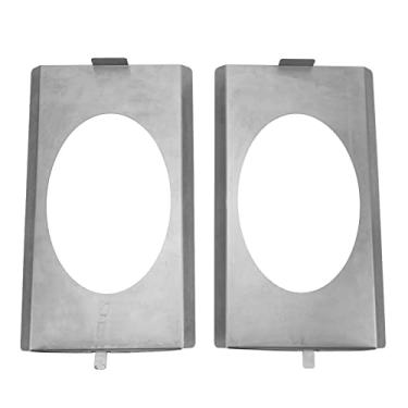 Imagem de Leapiture 2 peças esquerda direita atrás dos suportes de alto-falante do assento substituição para chevy c10 1973-1987 modificação do veículo quadrado alto-falantes de 6 x 9 polegadas