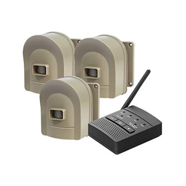 Imagem de Alarme de garagem recarregável de 1/2 milha Hosmart Sistema de sensor sem fio e sistema de alerta de sensor de garagem Segurança à prova de intempéries Sensor e detector de movimento externo