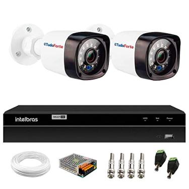 Imagem de Kit Cftv 02 Câmeras Infra Hd 720p Jl Protec 30mts + Dvr Intelbras Multi Hd + Acessórios