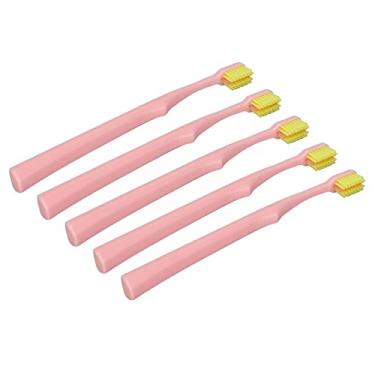 Imagem de Escova de dentes clássica, 5 peças de escova interdental para quarto (rosa)