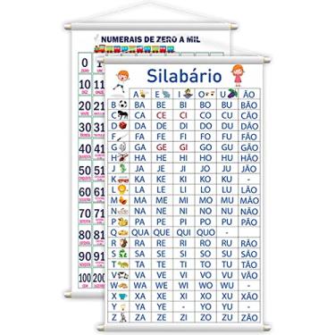 Imagem de Kit Banners Silabário Simples Numerais Zero a Mil (0 a 1000)