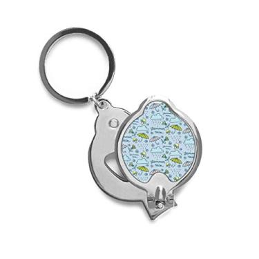 Imagem de Cortador de unhas de cogumelo Cloud Rain Flower Tesoura de aço inoxidável