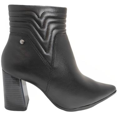 Imagem de Bota Feminina Casual Cano Baixo Salto Bloco Alto Ramarim 2358123