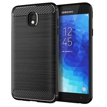 Imagem de Compatível com/substituição para Samsung Galaxy J7 Top Case capa traseira ultrafina TPU bumper SSDTXW (preto)