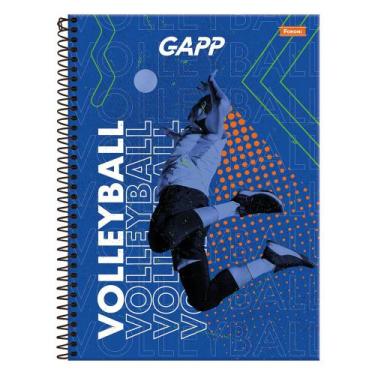 Imagem de Caderno Universitário Gapp - Volleyball - 10 Matérias - Foroni