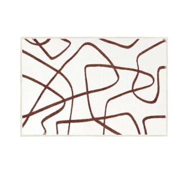 Imagem de Tapete decorativo leve para sala de estar, material de lã, tapetes de grande área, cabeceira de quarto, 7,80x120cm(31,4x47 pol.)