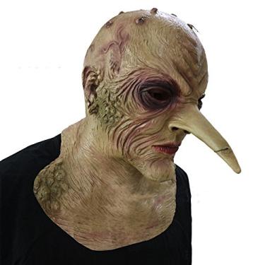Imagem de Witch Mask, CX shouzuo Halloween Costume Party Prop The Grand High Witch Nose Ghoul Scary Latex Fancy Dress Demon Long Pointed Nose Monster Mask