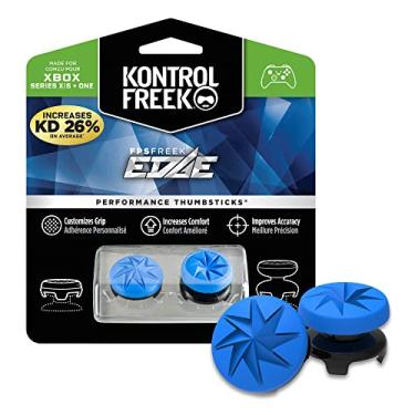Imagem de KontrolFreek FPS Freek Edge for Xbox One and Xbox Series X Controller | Performance Thumbsticks | 1 High-Rise Convex, 1 Low-Rise Convex | Blue