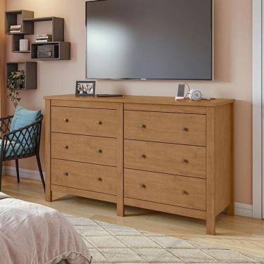 Imagem de Cômoda Horizontal Ambiente Maggiore Amêndoa Clean - Lopas