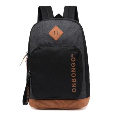 Imagem de Mochila Masculina Bolsa Trabalho Escolar Notebook Reforçada Preto Onbo