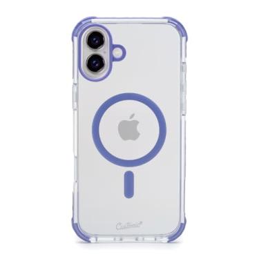 Imagem de Customic Capinha Case Capa para Celular iPhone 16 Plus (6.7”), Impactor Ultra Anti Impacto Proteção Militar 3 metros contra quedas, Compatível Mag-Safe, Transparente e Lilás