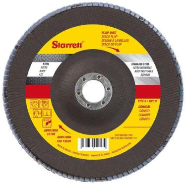 Imagem de Disco flap 115x 22,23mm grão 60 starrett