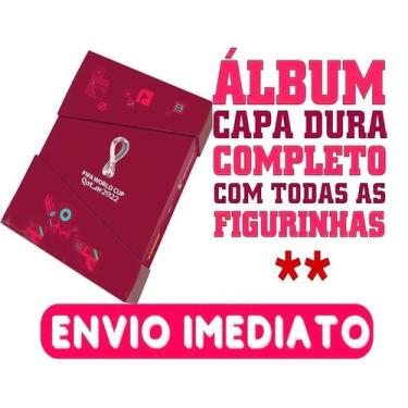 Imagem de Album Copa 2022 Box Prata Com Todas Figurinhas Para Colar - Geral