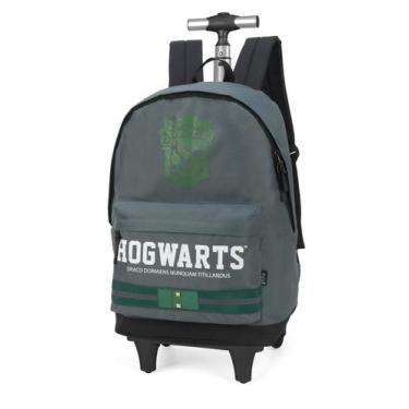 Imagem de Mochila Rodinha Mochilete Hogwarts Sonserina Potter Original - Harry P