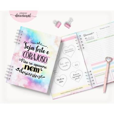 Imagem de Planner Devocional Agenda com Mensagens Religiosas - Artes da Gutti