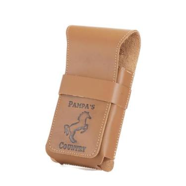 Imagem de Bainha Pampa's Country Porta Celular Rústica 100% Couro Country Presa 