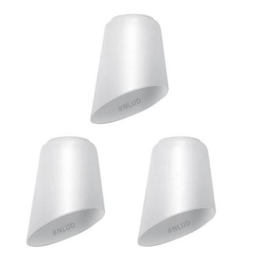 Imagem de Kit c/ 03 Un. Tulipa Plástica Moderna Pata de Vaca p/ Lustre e Ventila