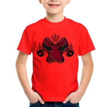 Imagem de Camiseta Infantil Walk The Talk - Foca na Moda, Vermelho, 12