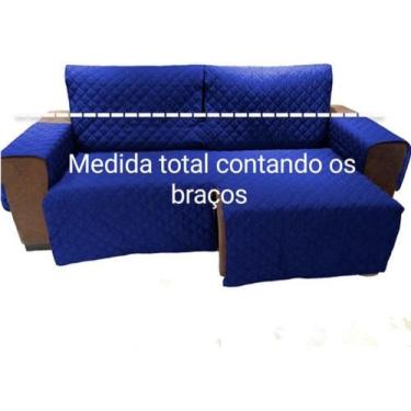 Imagem de Protetor Sofá 2.50m(medindo Com Braços)2 Modulos Retratil e reclinavel