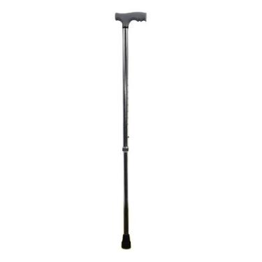 Imagem de Bengala Bastão Em T Reforçada Alumínio Regulável Até 135 Kg - MontSerr