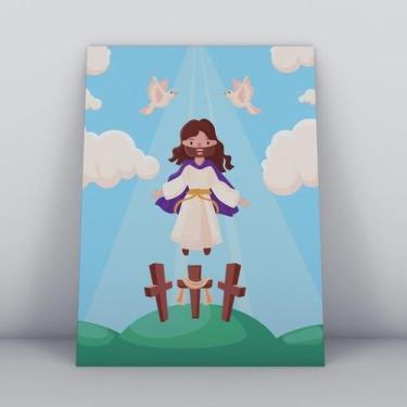 Imagem de Quadros TAC Religião Cristã 015 - 20x30cm - MDF - Colorido