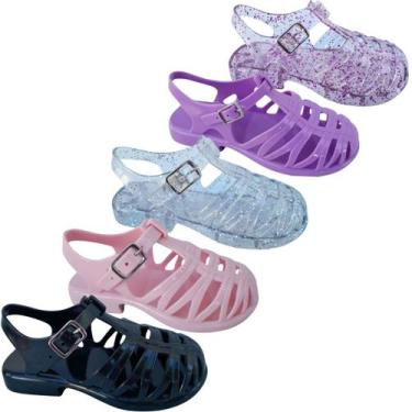 Imagem de Kit 5 Pares Sandália Infantil Feminina Percatinha Coleção Tratorada Me