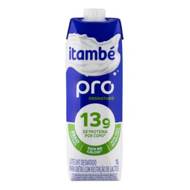Imagem de Leite UHT Desnatado Zero Lactose 13g de Proteínas Itambé Pro 1L