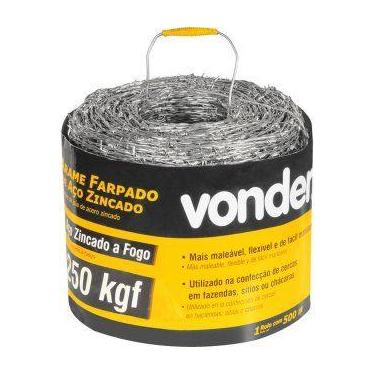 Imagem de Arame Farpado 250 kgf 500m Vonder